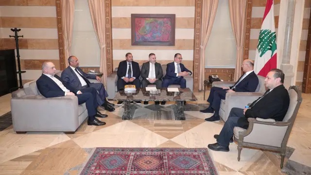 الحجار التقى ناصر ومكاوي ووفد المقاصد وبحث في الأوضاع الأمنية وشؤون النازحين والتنمية