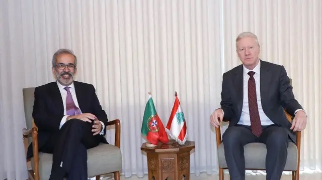 رجّي يلتقي نظيره البرتغالي: دعم لسيادة لبنان ومساره التفاوضي