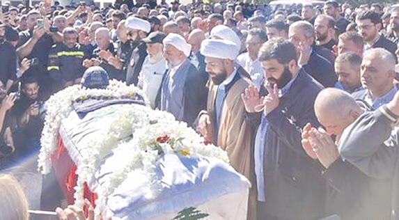 تشييع الصحافية الشهيدة امال خليل في البيسارية بحضور شعبي حاشد وشخصيات سياسيه وإعلامية