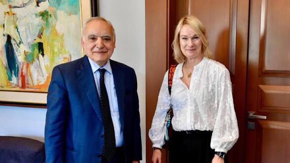 سلامة يبحث مع مفوضية اللاجئين في دعم النازحين