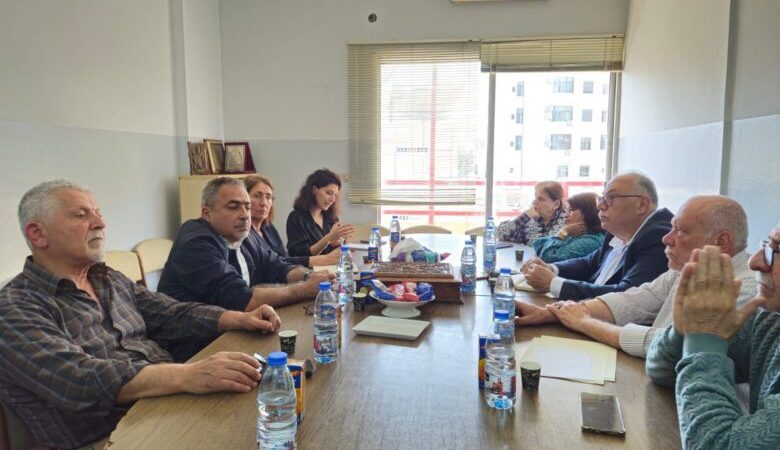 FENASOL عرض مع وفد منظمة العمل الدولية لتداعيات العدوان الصهيوني وانعكاساته على العمال