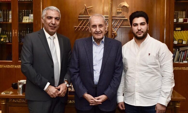 عبّود زار الرئيس برّي وتناول اللقاء المستجدات السياسية وتطورات المرحلة