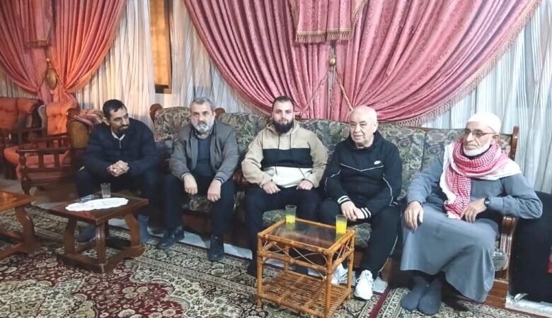 لجنة المتابعة لمطمر الفوار في منطقة الكسارات التقت الإعلامي محمد سيف