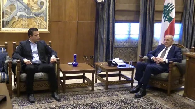 الرئيس بري بحث مع إيهاب مطر أكد ضرورة الإلتزام ب”الطائف” : ليكن عنوان المفاوضات أولاً وقف العدوان الإسرائيلي