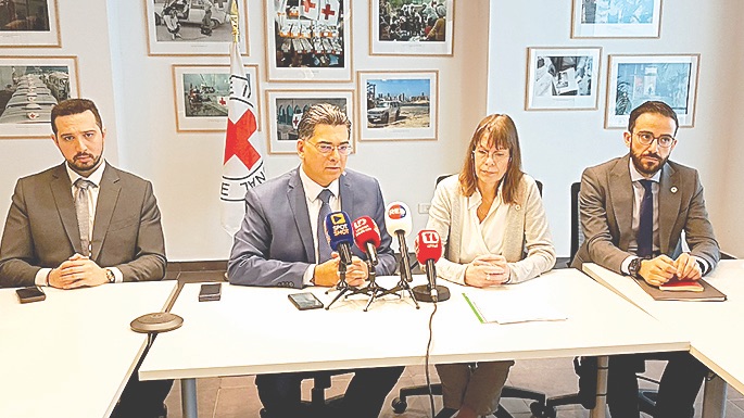 مرقص بحث مع الصليب الأحمر الدولي في آلية حماية الصحفيين