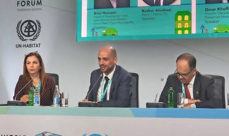 بلدية طرابلس تعرض تجربتها في مواجهة الأبنية المهددة بالانهيار خلال المنتدى الحضري العالمي