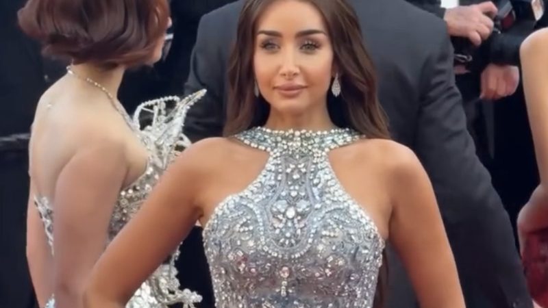 بالصور: إطلالة هنا الزاهد في “كان” بتوقيع زهير مراد
