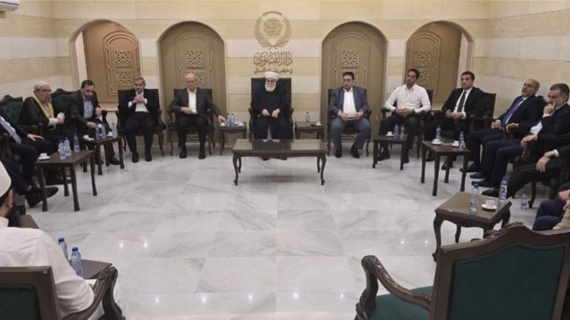 اجتماع نيابي – روحي في دار فتوى طرابلس لبحث قانون العفو&nbsp;