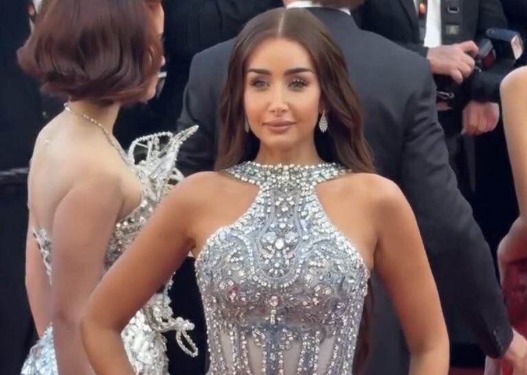 بالصور: إطلالة هنا الزاهد في “كان” بتوقيع زهير مراد