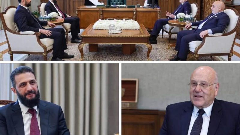 الشرع يستقبل ميقاتي