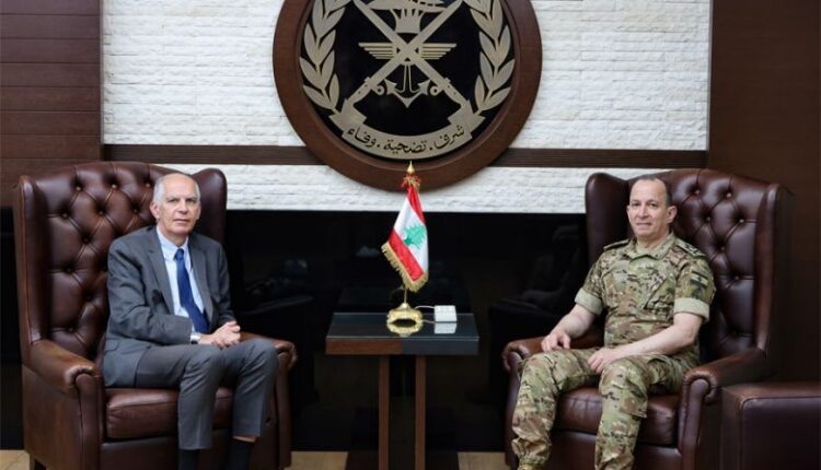 السفير الفرنسي زار قائد الجيش