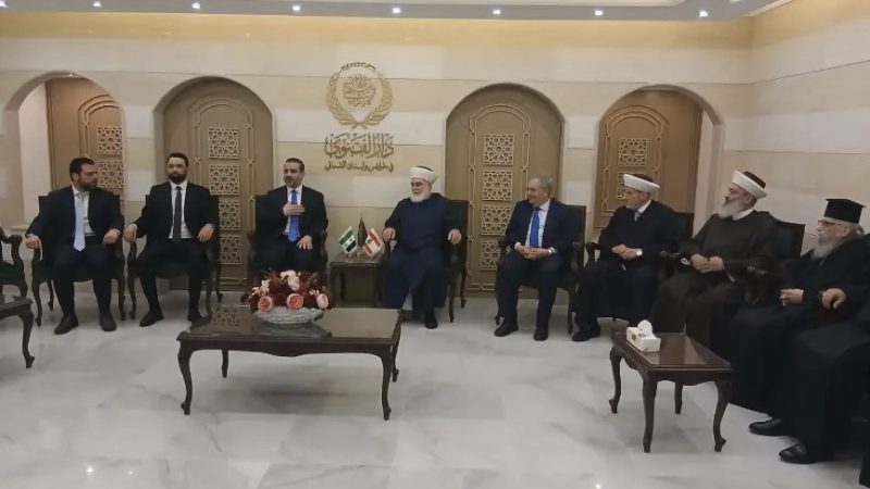 الشيباني في دار فتوى طرابلس ويجتمع مع مفتيي طرابلس وعكار ونواب وقيادات روحية ونقابية