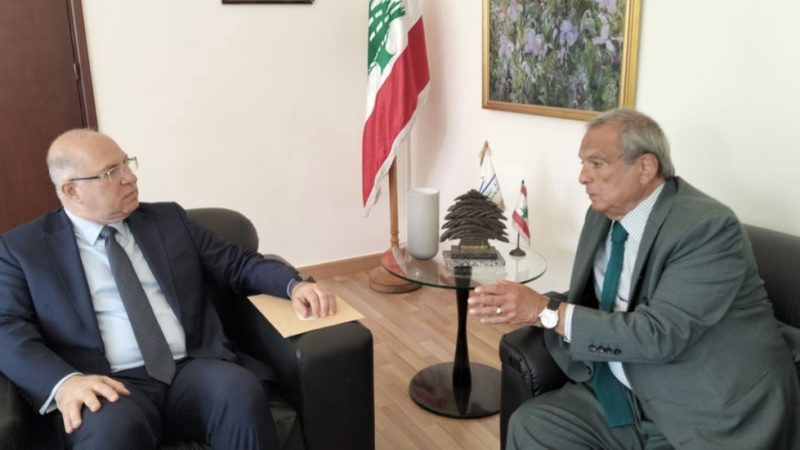 حبيب يعرض مع وزير العمل شؤون مصرف الإسكان