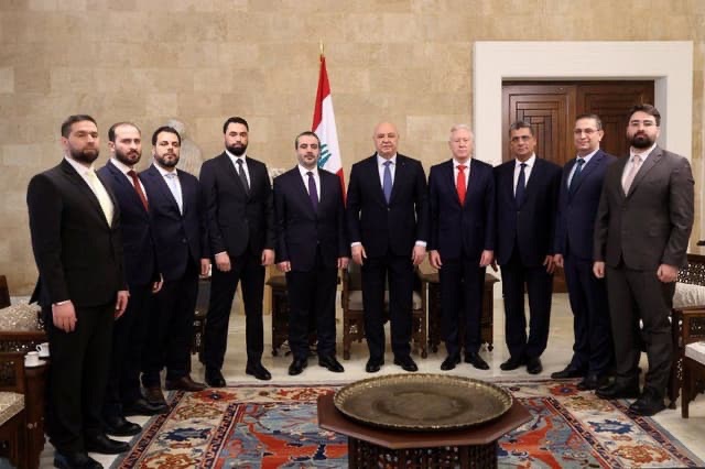 الرئيس عون استقبل الشيباني: لبنان متمسك بعلاقات اخوية مع سوريا قائمة على التعاون والتنسيق وعدم التدخل في الشؤون الداخلية لكلا البلدين