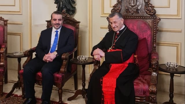 الشيباني من بكركي: ضرورة التعايش بين الشعبين السوري واللبناني