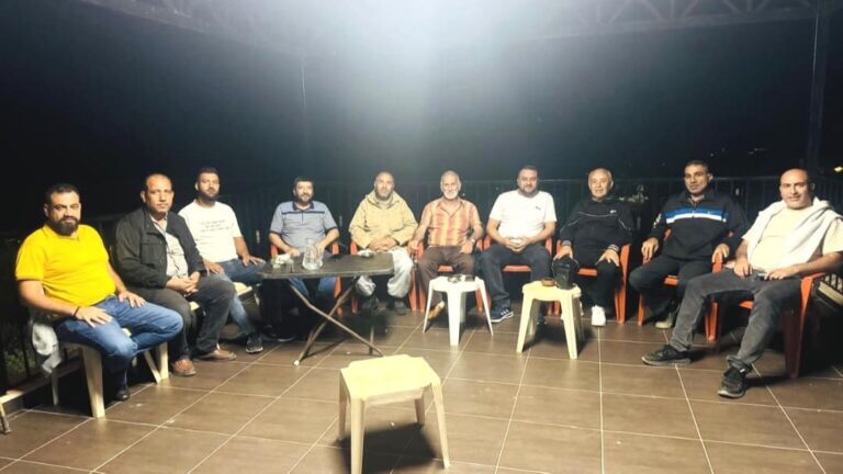 رئيس ومجلس بلدية وادي النحلة زاروا الإعلامي محمد سيف في دارته في الضنية