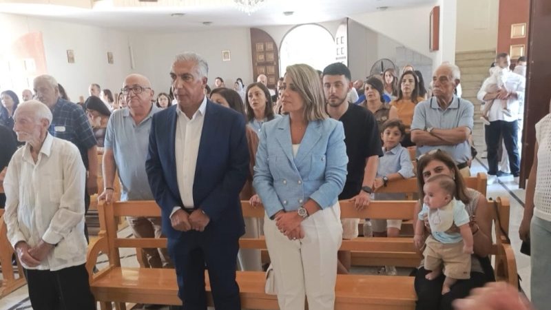 عبّود شارك في قداس عيد رقاد السيدة في بلدة عاصون – الضنية