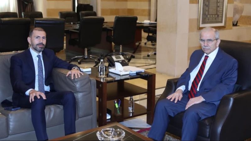 سلام بحث مع الخير شؤونا إنمائية وقضية الشاب خالد عمر ملص