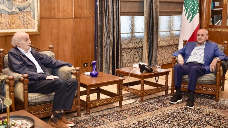 جنبلاط يهدي بري مذكراته.. وبحث في المستجدات السياسية والميدانية&nbsp;