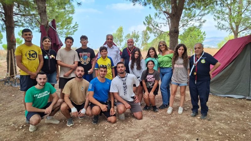 عبّود يزور المخيّم الصيفي لفوج النبي الياس في بكفتين