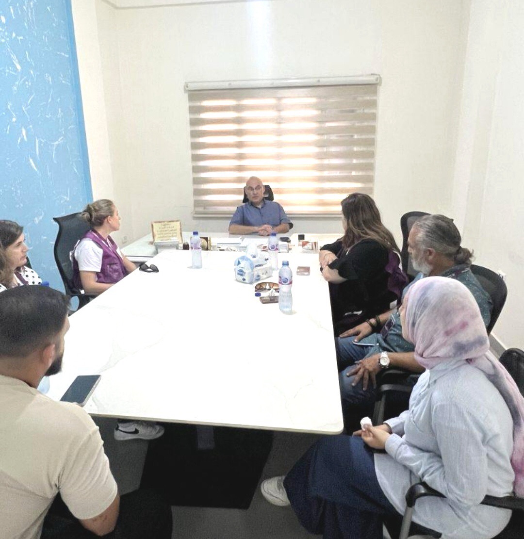 وفد من منظمة NCA زار مركز الحسن الطبي متفقدا أعمال الصيانة