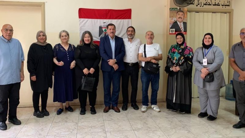 رئيس المؤتمر الشعبي اللبناني يستقبل وفد الشبكة الوطنية لحماية المكتبات والأرشيفات والإرث الثقافي: