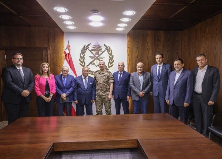 هيكل استقبل طوني فرنجية وعبد المسيح وعرض ونقيب الصحافة لجهود المؤسسة العسكرية جنوبا&nbsp;