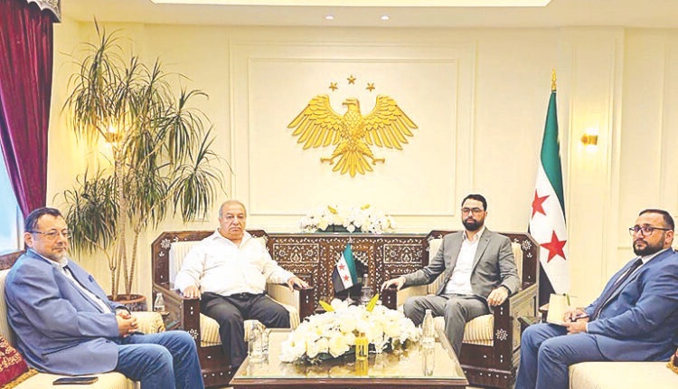 القائم بالأعمال السوري استقبل الكعكي وعفيفي