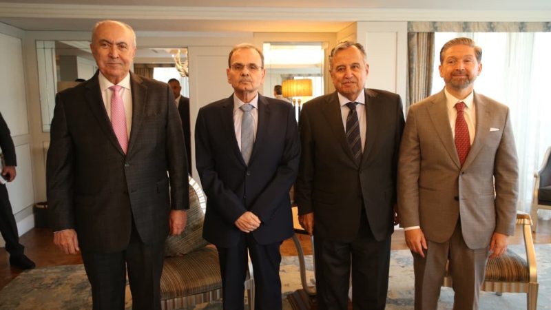 الأمين العام لجامعة الدول العربية نبيل فهمي يلتقي كرامي ومخزومي والبزري في بيروت والبحث شمل كافة الأوضاع اللبنانية والتطورات الإقليمية