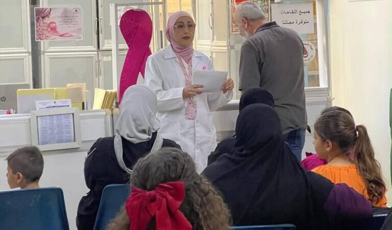 محاضرة للإسعاف الشعبي عن سرطان الثدي