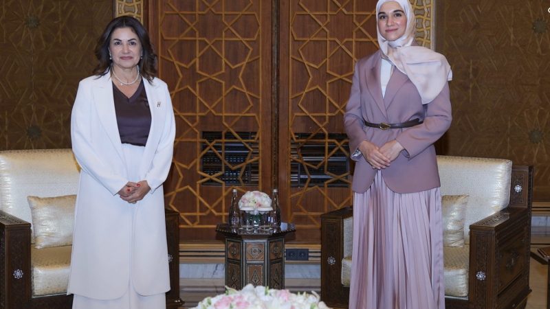 السورية الأولى استقبلت وزيرة الشؤون اللبنانية&nbsp;